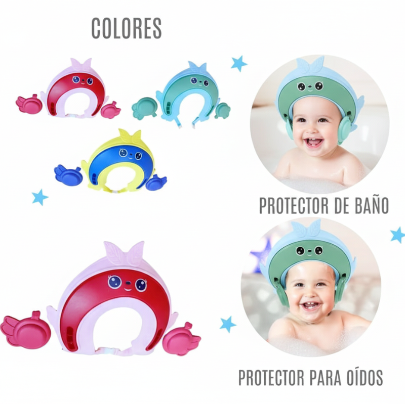 Protector de baño para niños